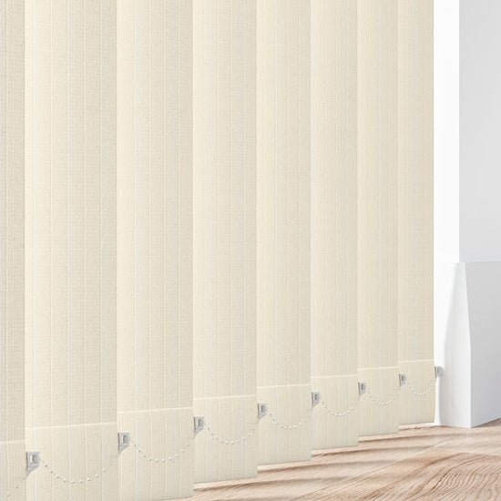 Feather Weave Mist Vertical Blind